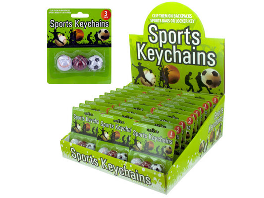 Sports Keychains Counter Top Display ( Case of 36 )