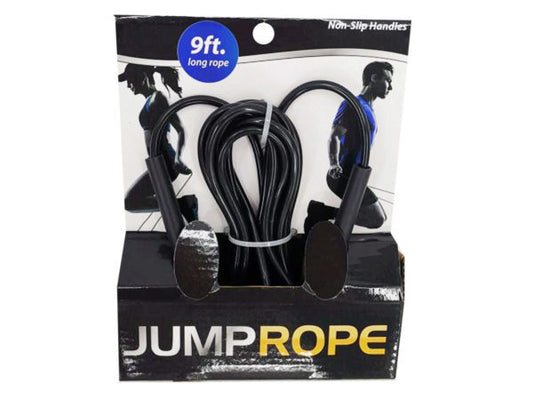 9' Cardio Speed Rope with Rubber Handles ( Case of 12 )