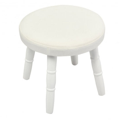 Kids Vanity Makeup Table and Chair Set Make Up Stool