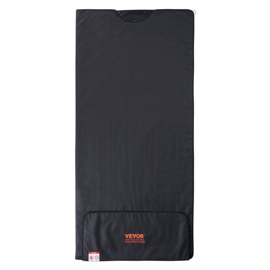 VEVOR Sauna Blanket for Detoxification, Portable Far Infrared Sauna for Home, PU Sauna Bag w/  Therapy Stones & Carbon Fiber Heating, 1-6 Level Adjustable Temp 95-185?F, 1-60 Minutes Timer, 75 x 35in