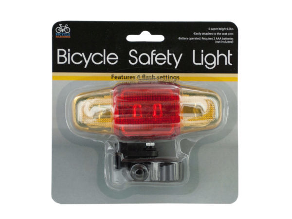 Flashing LED Bicycle Safety Light ( Case of 24 )