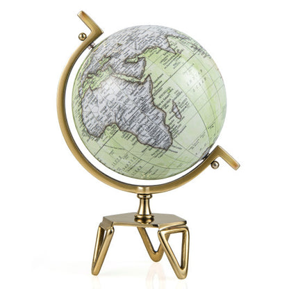 Educational Geographic 5/8/10 Inch World Globe with Triangle Metal Stand-10 inches - Size: 10 inches