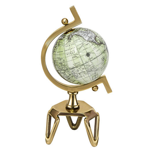 Educational Geographic 5/8/10 Inch World Globe with Triangle Metal Stand-5 inches - Size: 5 inches