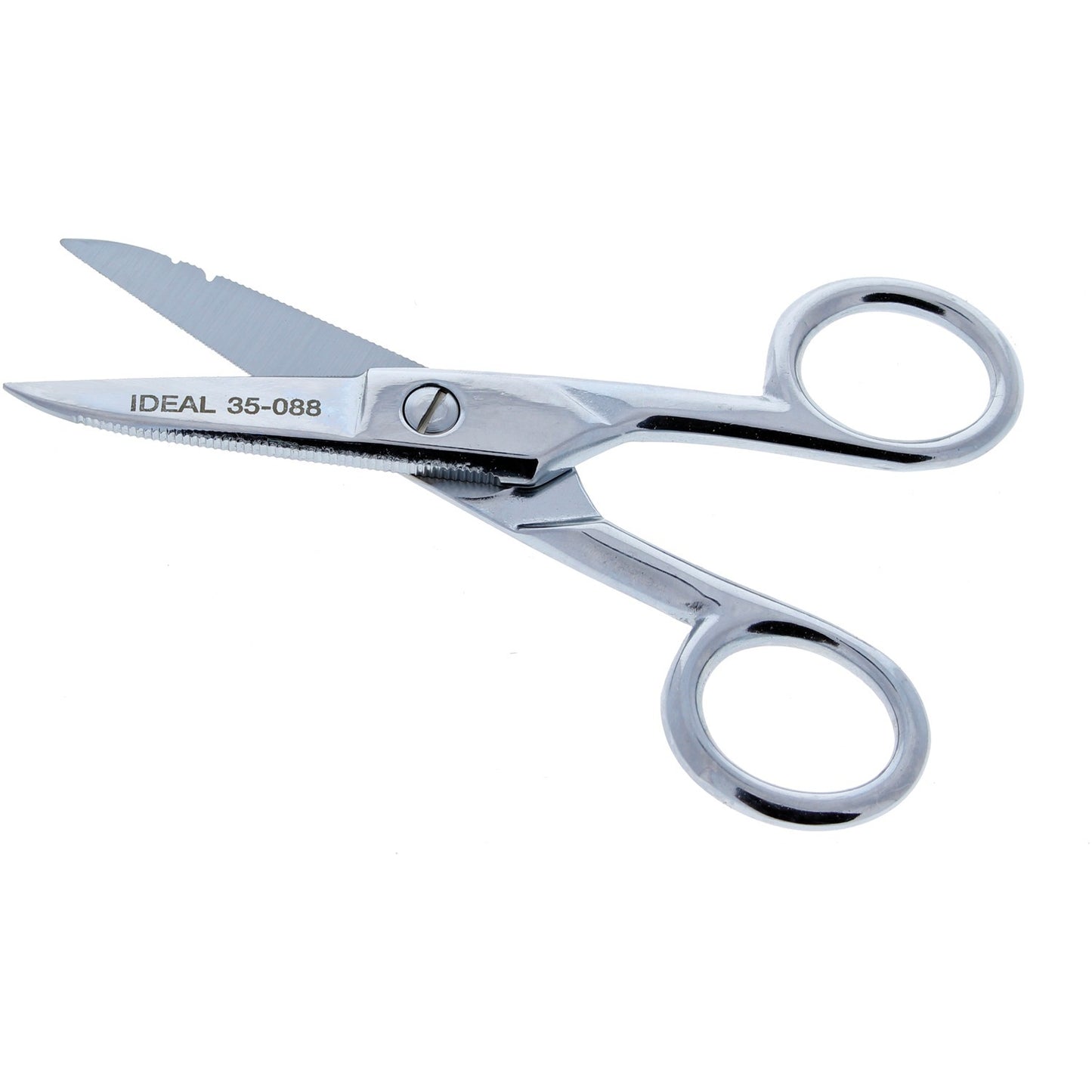 IDEAL 35-088 Electrician's Scissors with Stripping Notch