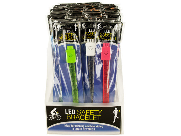 LED Safety Bracelet ( Case of 48 )