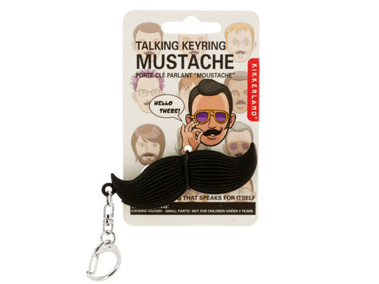 Talking Mustache Key Chain ( Case of 108 )