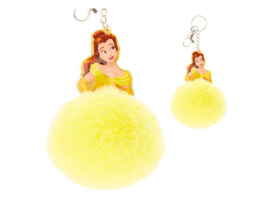 Disney Princess Belle Pom Pom Key Chain ( Case of 72 )