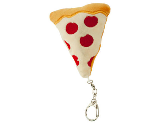 Plush Pizza Emoticon Key Chain ( Case of 48 )