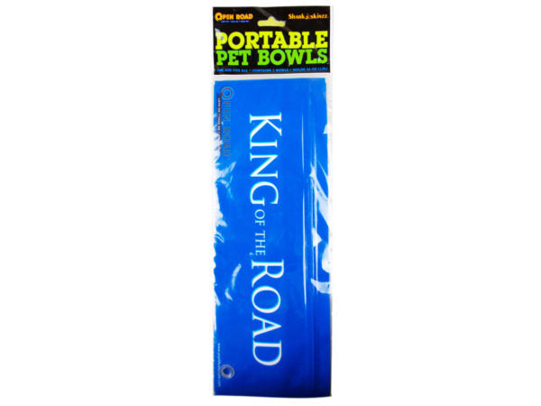 Portable Pet Bowl King Dog Theme ( Case of 54 )