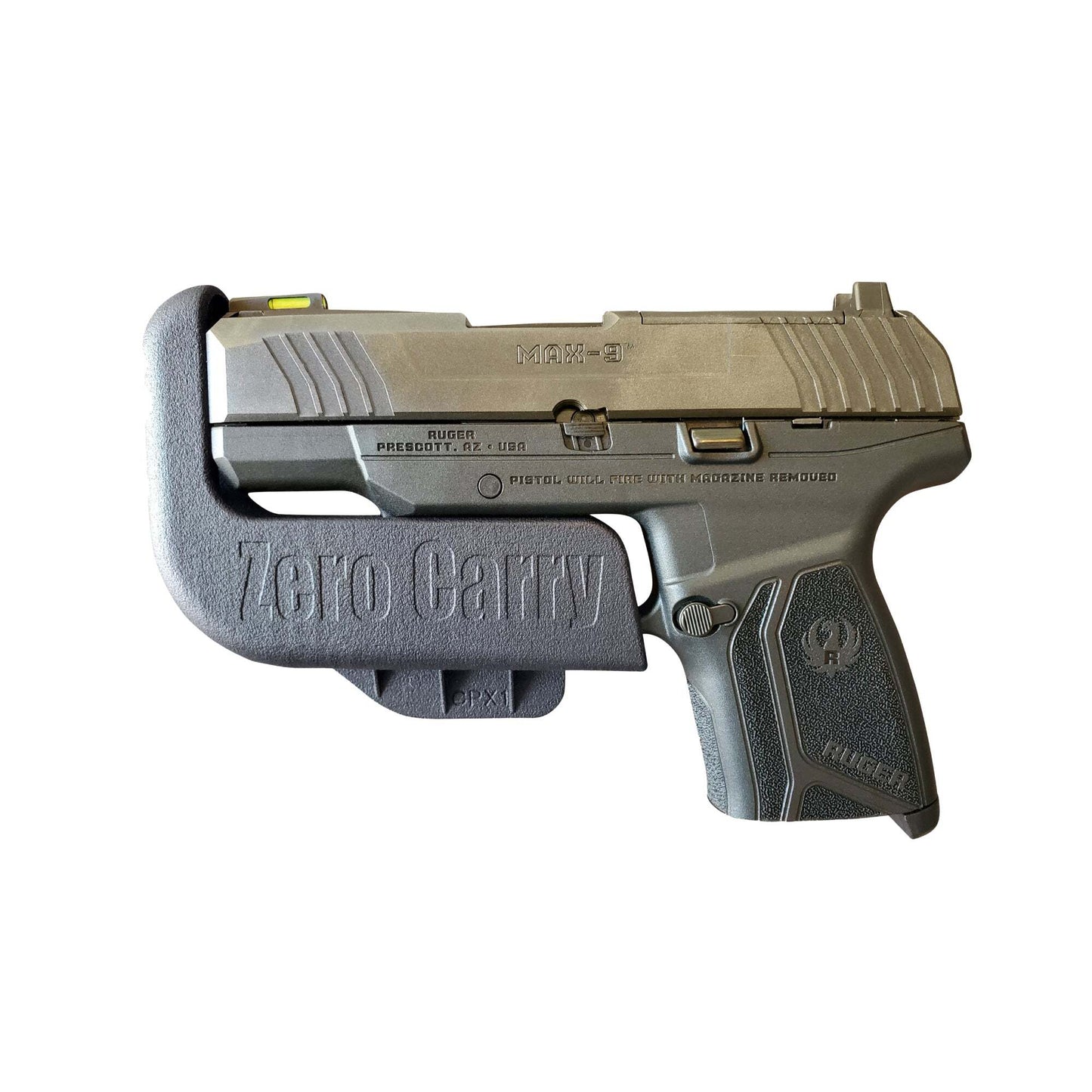 Right-handed Ruger Max-9 - Zero Carry Elite Ultimate Holster