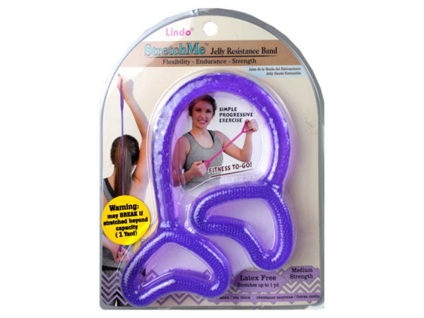 Purple Stretch Me Jelly Resistance Band ( Case of 12 )