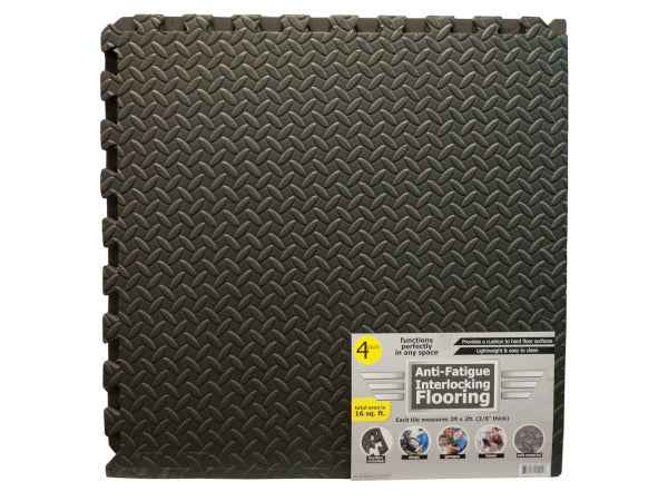 Anti-Fatigue Textured Interlocking Flooring Set ( Case of 1 )