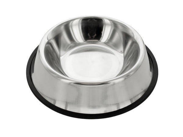 Stainless Steel Anti-Slip Pet Bowl ( Case of 5 )