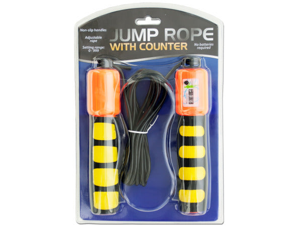 Jump Rope with Counter & Non-Slip Handles ( Case of 30 )