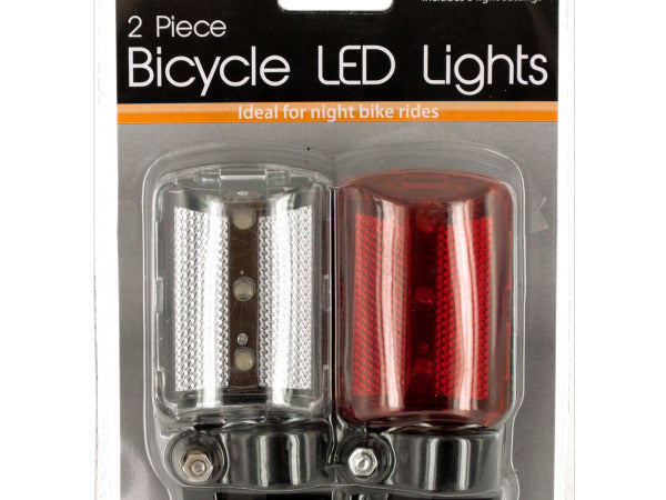 Bicycle LED Lights Set ( Case of 12 )