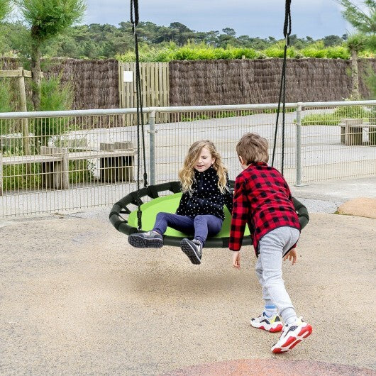 40" Flying Saucer Round Swing Kids Play Set-Blue