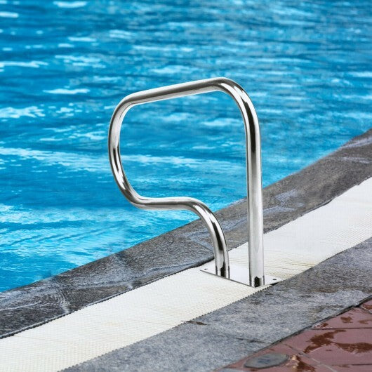 Stainless Steel Swimming Pool Hand Rail with Base Plate