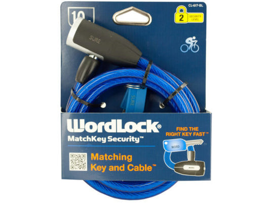 WordLock MatchKey Security Bike Lock ( Case of 48 )