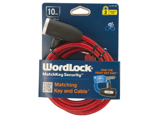 WordLock MatchKey Security Bike Lock ( Case of 16 )