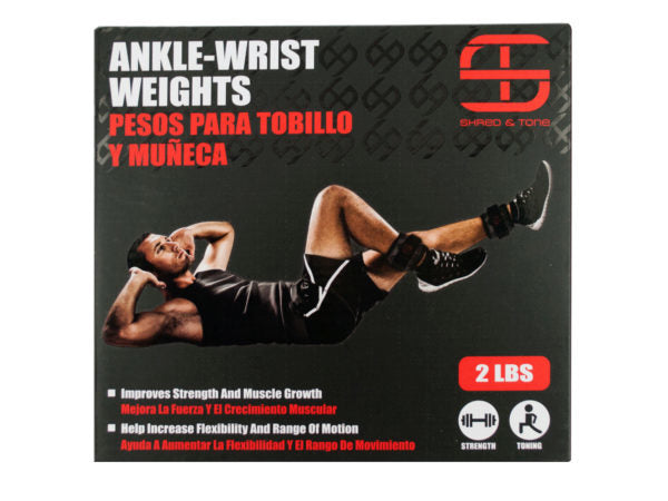 Shred & Tone 2 Pound Ankle-Wrist Weights ( Case of 12 )