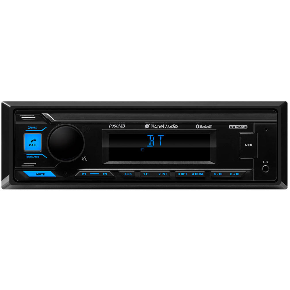 Planet Audio Single Din Mechless AM/FM/USB/Aux/Remote/Bluetooth