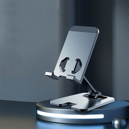 H8-01 Foldable Phone Stand For Desk Angle Height Adjustable Cell Phone Holder Portable Tablet Cradle Desktop Dock gray