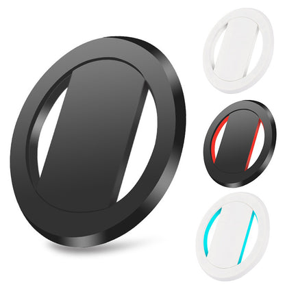 Magnetic Phone Ring Magnetic Finger Phone Ring Stand Holder 360 Degree Rotation Finger Ring Kickstand Smartphone Accessories white blue