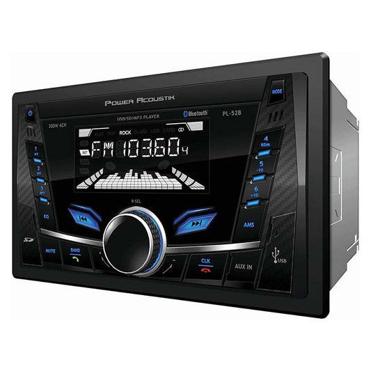 Power Acoustik D.Din AM/FM/USB/SD/BT Mechless