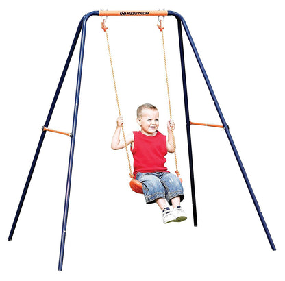 Kid Indoor Outdoor Play Game Toy Swing Seat Set Plastic Hard Bending Plate Chair and Rope