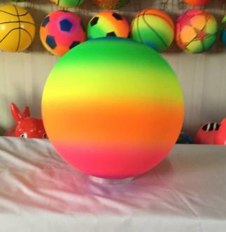 Idealhouse 9 Inches Great Rainbow Indoor Outdoor Backyards Fun Party Pools Beach Grass Land Sports Game Balls