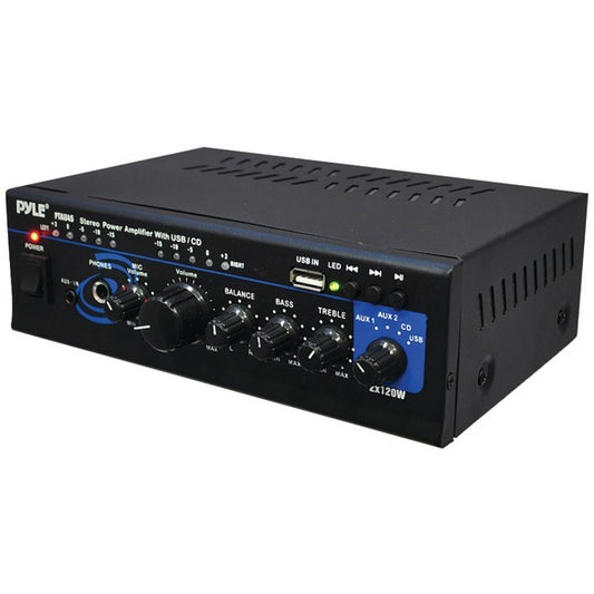 120w x 2 amp w usb