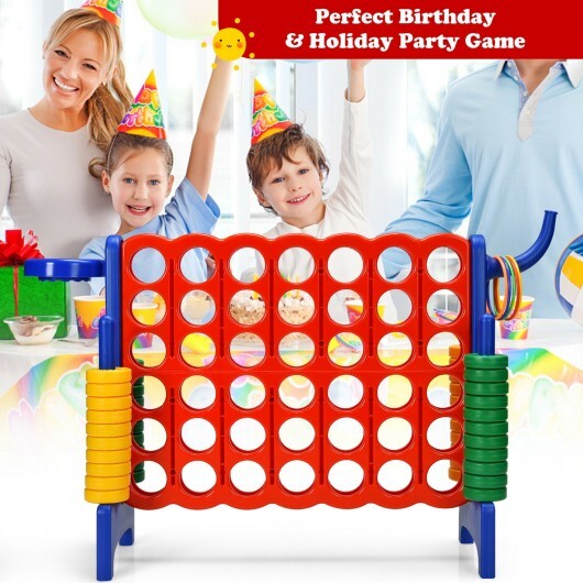 2.5Ft 4-to-Score Giant Game Set-Blue - Color: Blue