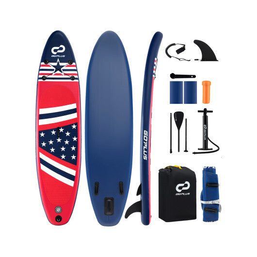 Inflatable Paddle Board with Removable Fin and Backpack-A