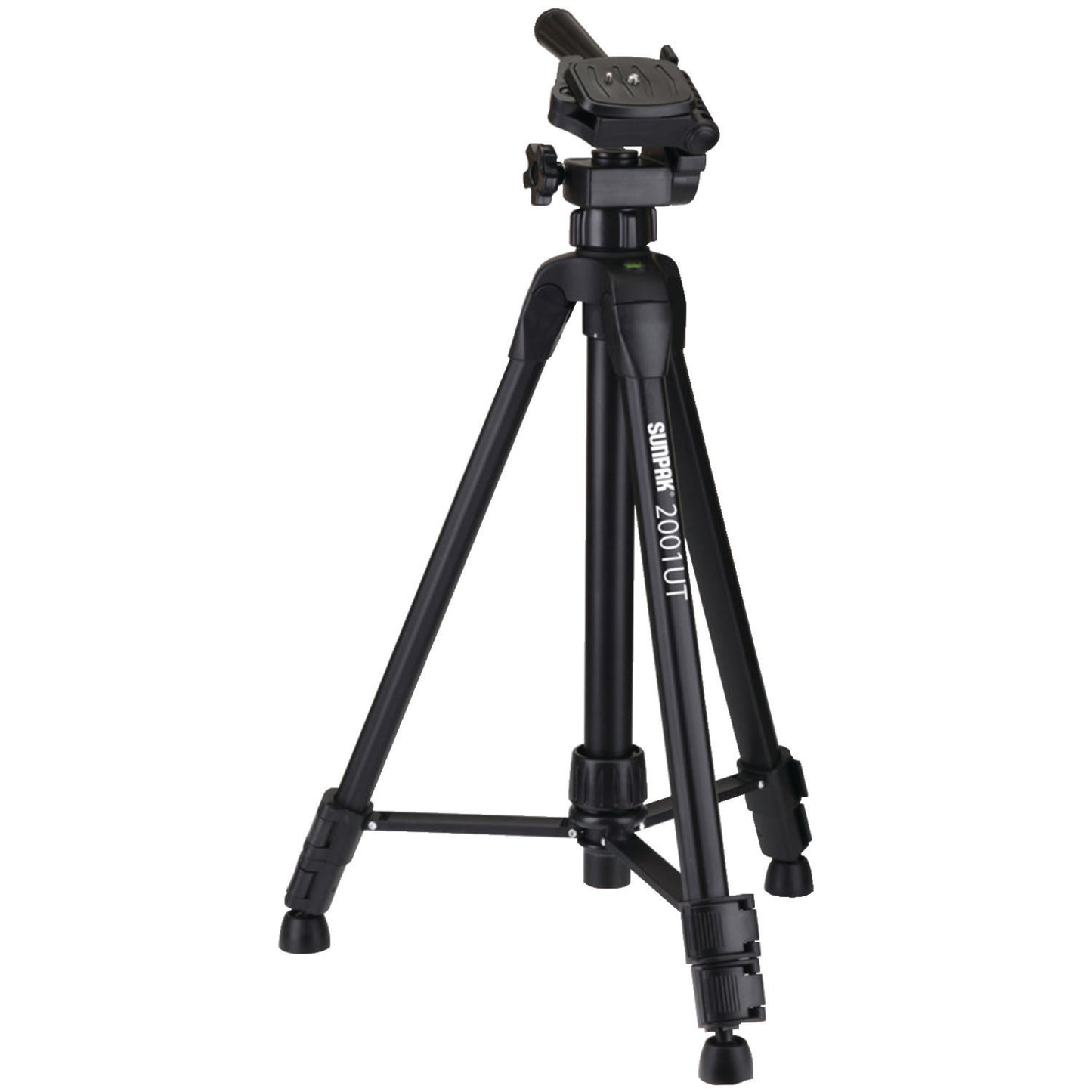 Sunpak 620-020 Tripod with 3-Way Pan Head (2001UT, 50.75 in. Extended Height, 7-Pound Capacity)