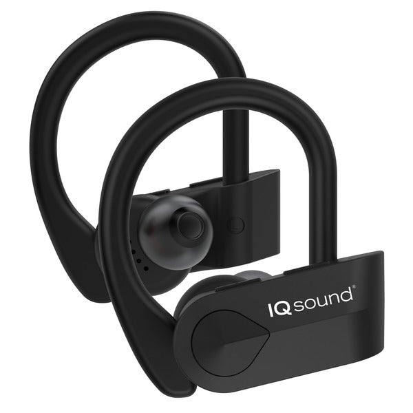 Supersonic IQ-140TWS - Black True Wireless SPORT Earbuds