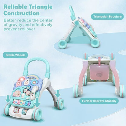 Baby Sit-to-Stand Learning Walker Toddler Musical Toy