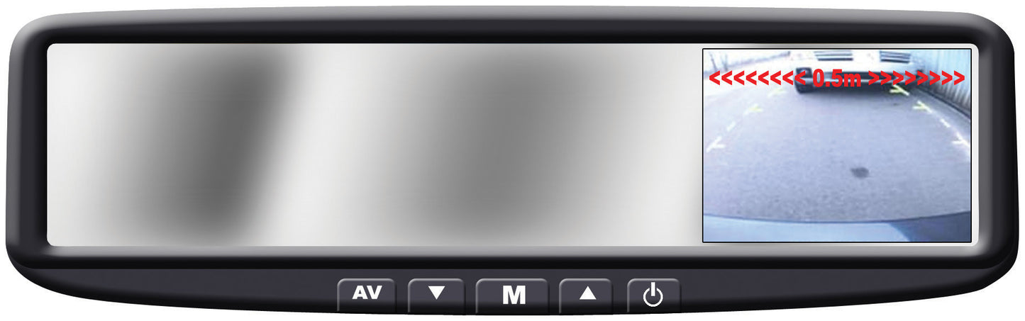 Boyo 4.3" Digital TFT LCD Mirror Monitor