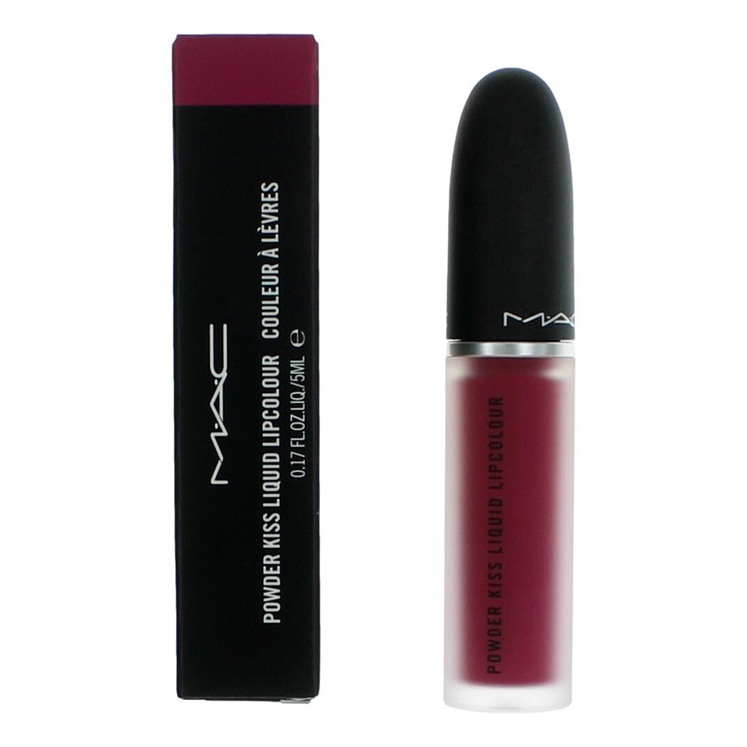 MAC Powder Kiss Liquid Lipcolor by MAC, .17 oz Lipstick - 986 Make It Fashun!