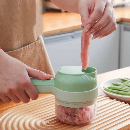 Handheld Vegetable Slicer | 4 in 1 Veggie Chopper