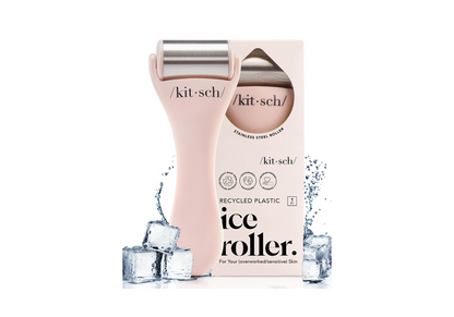 Kitsch - Ice Roller for Face - Stainless Steel Ice Face Roller Skin Care, Pink