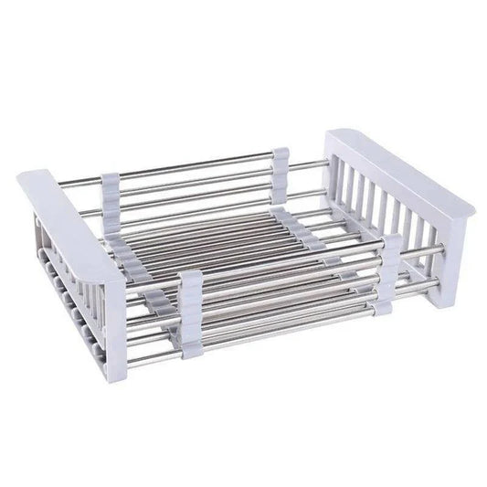 Kitchen Stainless Steel Sink Drainer Rack | Over the Sink Dish Rack