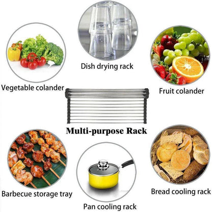 Roll-Up Dish Drying Rack | Sink Roll