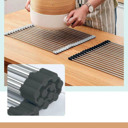 Roll-Up Dish Drying Rack | Sink Roll