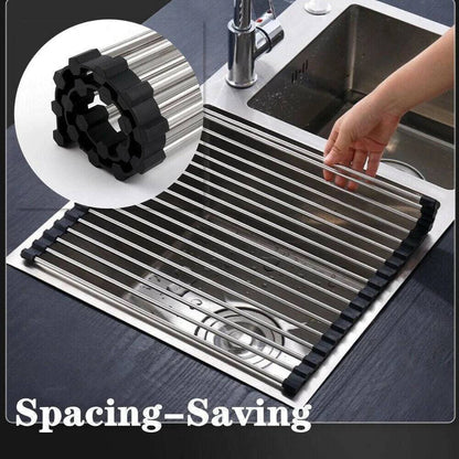 Roll-Up Dish Drying Rack | Sink Roll