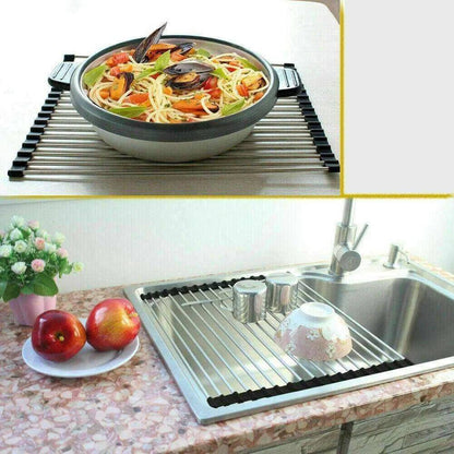 Roll-Up Dish Drying Rack | Sink Roll