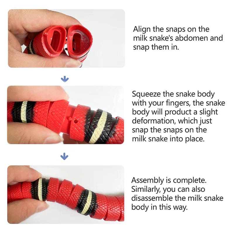 Smart Sensing Interactive Snake Cat Toy